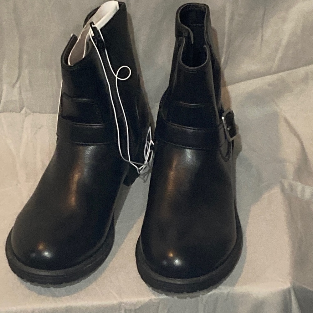Cat & Jack Black Kids Boots